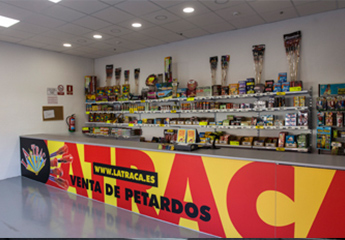 Instalación en la tienda de pirotecnia Origen