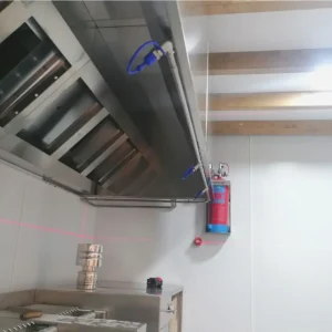 Instalacion anti incendios en cocina